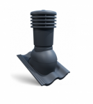 Ventiliacinis kaminėlis VENTOS X PLUS C, 150D, RAL7021 (paskutiniai vienetai)