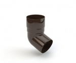 63 mm alkūnė 67,5&deg;, GAMRAT (PVC)