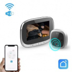 I&scaron;manioji durų akutė-skambutis su Wi-Fi SMARTHOME