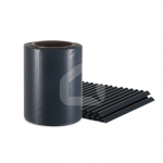 Tvoros segmento juosta MIKKO 190 mm x 35 m + 28 vnt. laikiklių (450 g/m&sup2;), PVC