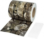 Segmentinės tvoros juosta Stein Optik 190 mm x 35 m + 28 vnt. laikiklių, 450 g/m&sup2;