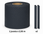 Tvoros juosta Rattan 190 mm x 2,55 m + 2 vnt. laikiklių, 830 g/m&sup2;
