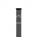 Stulpas tvorai 60x60 mm, H2,5 m, sienelė: 1,5 mm, su PVC laikikliu