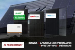 Saulės elektrinės 30kW komplektas su montavimu, trifazis
