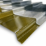 MK PC DIAMOND TILE EFFECT čerpinė polikarbonato danga, 15&deg;, bronzinė