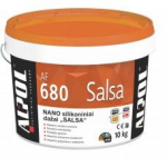 NANO-Silikoniniai fasado dažai ALPOL AF 680 5L - 10L SALSA