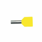 Dvigubas kabelio antgalis, 6 mm&sup2;, 14 mm, PROTEC