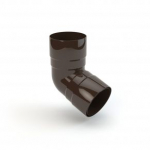 90 mm dviejų movų alkūnė 67,5&deg;, GAMRAT (PVC)