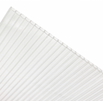 Kanalinis polikarbonatas 4 mm, skaidrus, 4, 6 m
