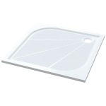 Du&scaron;o padėklas SAT LIMNEW 90x90x3 cm lieto akmens