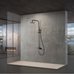 Imex Delos vir&scaron;tinkinė du&scaron;o sistema juodos matinės spalvos