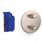 Tres termostatinis mai&scaron;ytuvas su Therm-box potinkine dalimi nerūdijančio plieno spalvos