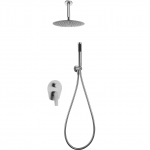 Imex Delos potinkinė du&scaron;o sistema su lietaus galva i&scaron; lubų S.316 nerūdijantis plienas