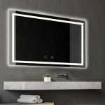 LEDIMEX Holanda veidrodis su Led ap&scaron;vietimu 80x80 cm