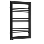 Juodas matinis rank&scaron;luosčių džiovintuvas LEONTES 595x944 mm