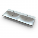 Dvigubas baldinis praustuvas Sapho Maria 120x46cm