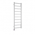 Elektrinis džiovintuvas METRO LIGHT 40x114cm chromuotas su tenu kairinis paslėptu montavimu