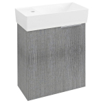 Vonios spintelė Latus IX su praustuvu Silver Oak