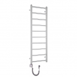 Elektrinis džiovintuvas METRO LIGHT 40x114cm chromuotas su tenu kairinis su laidu