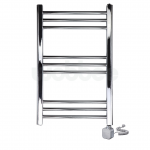 Elektrinis rank&scaron;luosčių džiovintuvas Wobbee Basic Marlow 50x80cm, de&scaron;ininis su laidu chromo spalvos