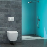 Pakabinamas klozetas TECEone Rimless su bidė funkcija ir Softclose dangčiu