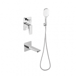 Potinkinė du&scaron;o sistema su snapu voniai Omnires Parma SYSPMW01CR