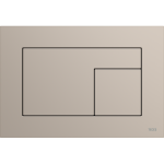 TeceVelvet &scaron;viesiai pilkos matinės spalvos vandens nuleidimo mygtukas