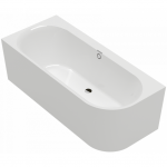 Akrilinė vonia Villeroy&Boch vonia Oberon 2.1 180 x 80 cm su panele ir sifonu kairinė