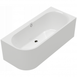 Akrilinė vonia Villeroy&Boch vonia Oberon 2.1 180 x 80 cm su panele ir sifonu de&scaron;ininė