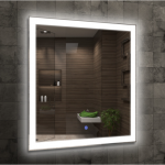 Veidrodis su led ap&scaron;vietimu MOUR 60x60x2,5CM