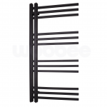 Rank&scaron;luosčių džiovintuvas WOBBEE FLINT BLACK 50x100cm juodas matinis