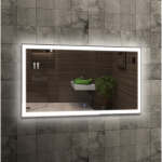 Veidrodis su led ap&scaron;vietimu MOUR 120x60cm lietiminis jungiklis