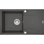 Granitinė virtuvinė plautuvė Deante Evora antracito spalvos