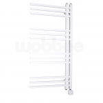 Elektrinis rank&scaron;luosčių džiovintuvas WOBBEE FLINT WHITE 50x100cm baltas de&scaron;ininis su tenu paslėptu montavimu