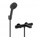 Hansgrohe vonios mai&scaron;ytuvo ir du&scaron;elio komplektas PULSIFY juodas matinis