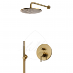 BRUMA Leaf potinkinė braižyto aukso spalvos du&scaron;o sistema