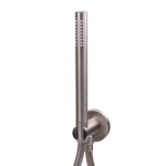 BRUMA rankinis du&scaron;elis su laikikliu pajungimas i&scaron; sienos nikelio spalvos