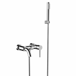 Vonios mai&scaron;ytuvas su du&scaron;eliu Illusion chromo spalvos