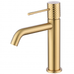 Praustuvo mai&scaron;ytuvas Imex Genova braižyto aukso spalvos