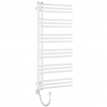 Elektrinis rank&scaron;luosčių džiovintuvas POSEIDON 450x1140mm baltas kairinis su tenu su laidu