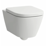 LAUFEN MEDA RIMLESS pakabinamas wc su lėtaeigiu dangčiu ir Silent Flush technologija