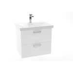 Vonios spintelė su praustuvu VARIO DEKOR 60x51x43 cm baltos spalvos