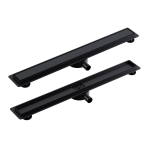 Du&scaron;o latakas įklijuojamai plytelei ZOC TILE BLACK, sausas 70 cm