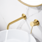 Imex Genova potinkinis praustuvo mai&scaron;ytuvas PVD braižyto aukso spalvos