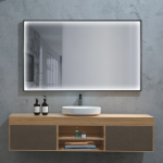 LEDIMEX ABILITY veidrodis su LED perimetro ap&scaron;vietimu 100x80cm