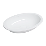 Po stalvir&scaron;iu montuojamas praustuvas Omnires Shell M+ 54x37 cm