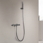 Imex Genova du&scaron;o mai&scaron;ytuvas su du&scaron;elio komplektu PVD grafito gunmetal spalvos