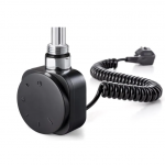 Juodas tenas HEATQ NORD su spiraliniu laidu 300W