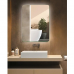 LEDIMEX Dinamarca veidrodis su galiniu Led ap&scaron;vietimu 60x80 cm