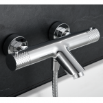 Imex Genova termostatinis vonios mai&scaron;ytuvas su du&scaron;o komplektu chromo spalvos